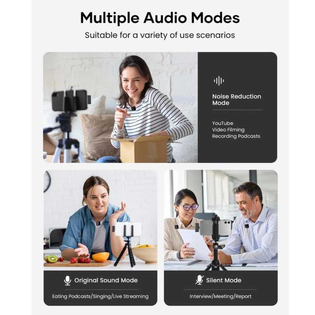 Micrófono inalámbrico para smartphone