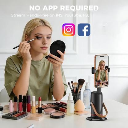 Trípode con seguimiento facial automático.