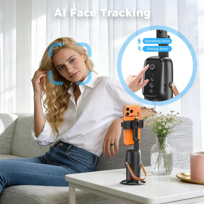 Trípode con seguimiento facial automático.