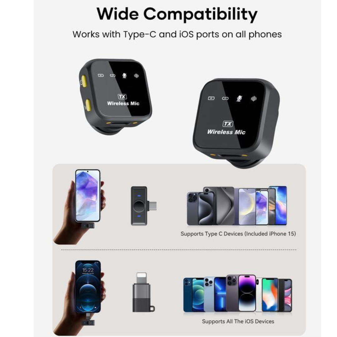 Micrófono Inalámbrico para Smartphone